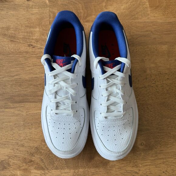Nike AIR FORCE 1 LOW WHITE DEEP ROYAL CT3839-101 Size 7‎ Youth - Picture 11 of 16